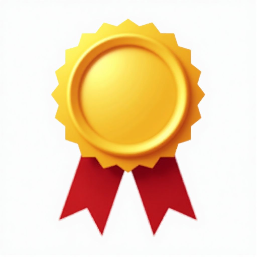 Ikona zobrazující ocenění a certifikaci